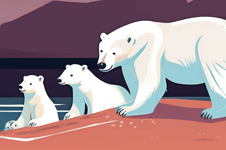 Polar Bear Moms Prove Exceptional Care: Female Bear Adopts Cub in Rare Display of Motherly Love