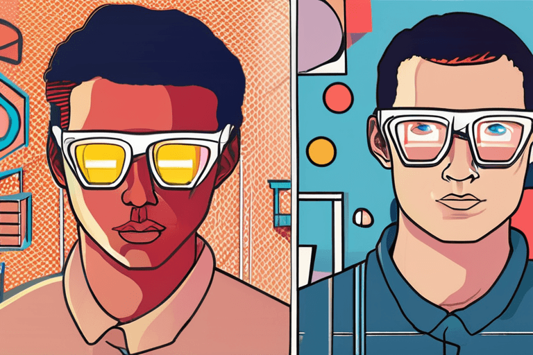 Colorblind Artist Sees New Worlds with AI-Powered Glasses