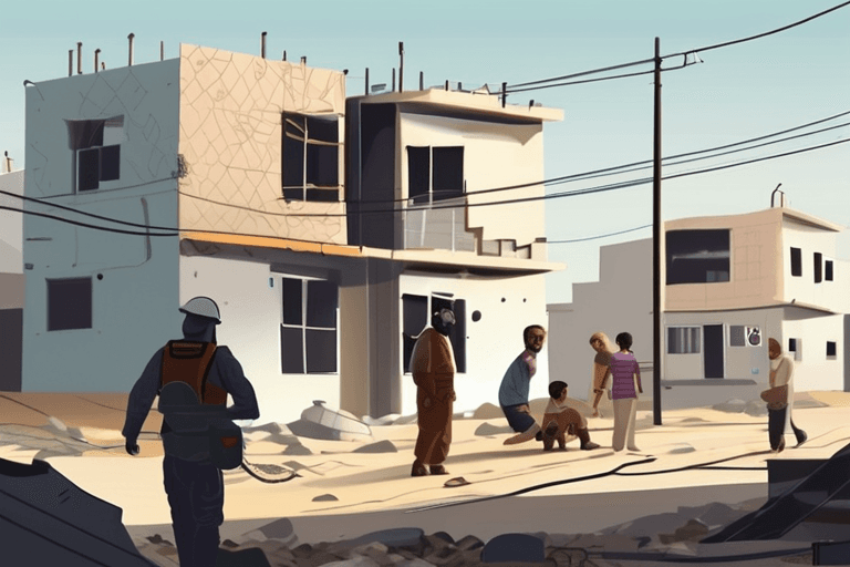 Línea de Vida Digital de Gaza: Reconstruyendo el Hogar en una Zona de Guerra