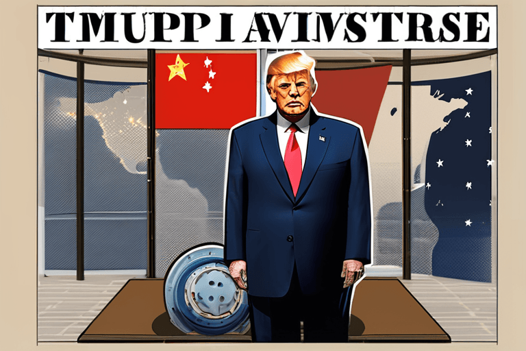 トランプ氏、中国の台湾軍事演習が島嶼奪取を模擬しても動じず