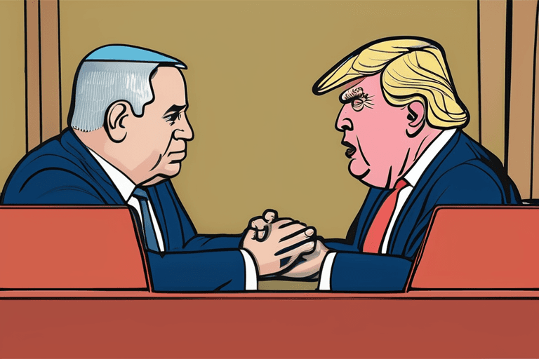 Trump y Netanyahu conversan sobre el futuro del alto el fuego en Gaza