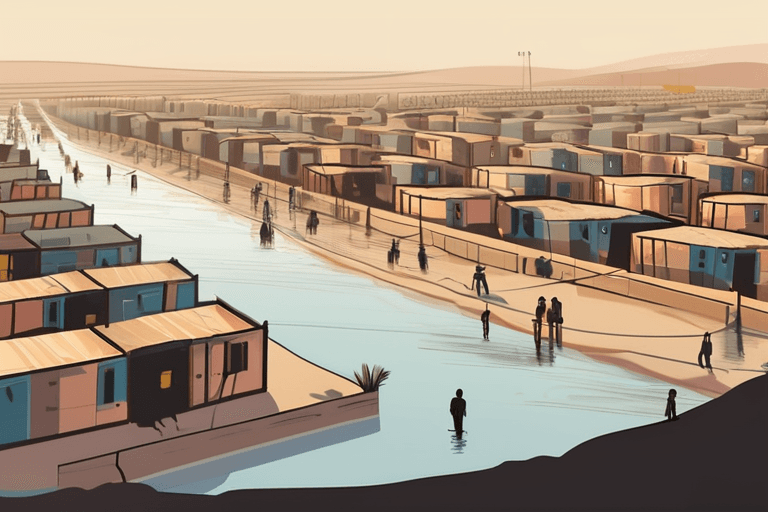 Gaza Floods: AI Reveals Shelter Crisis for Displaced Palestinians