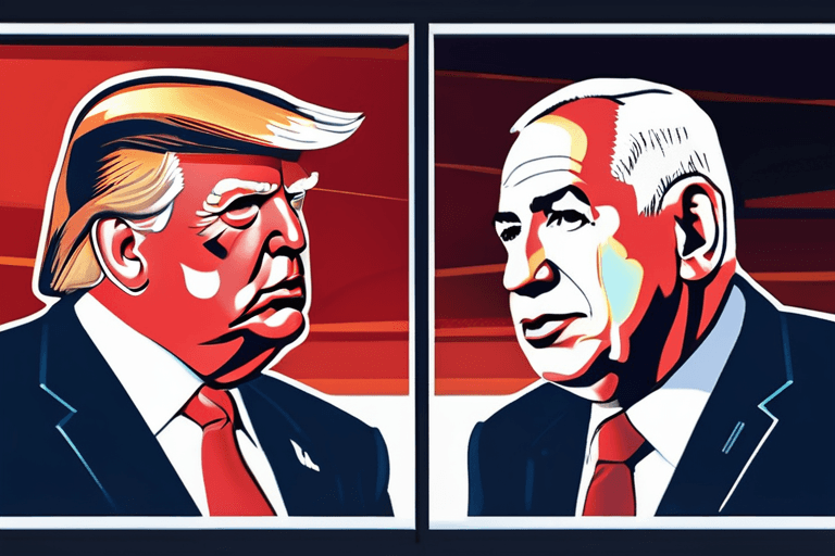 トランプ氏とネタニヤフ氏、ガザ停戦計画推進について協議