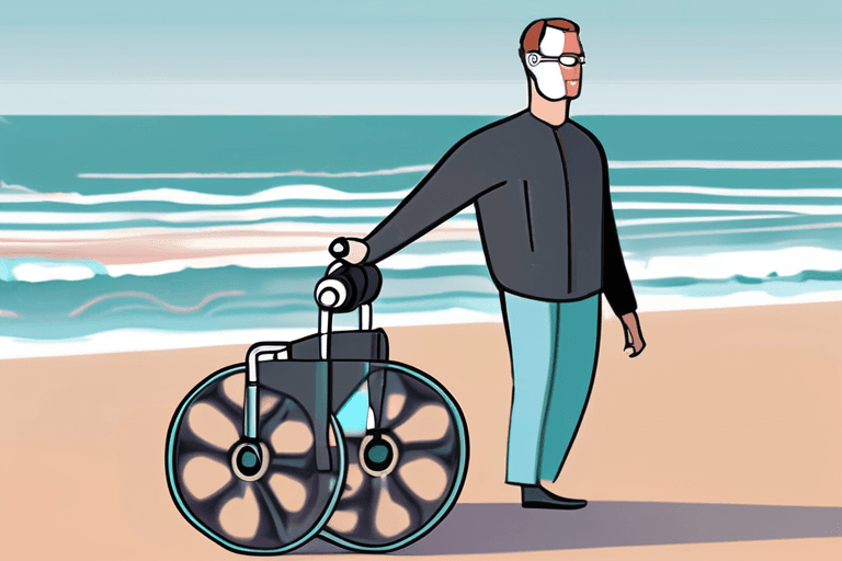 Надежда на ИИ: Житель Суонси, парализованный волной, надеется на технологии, чтобы снова ходить