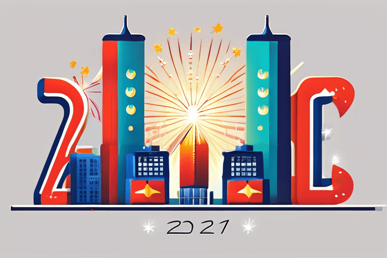 全球烟花点亮世界，迎接2026年的到来！