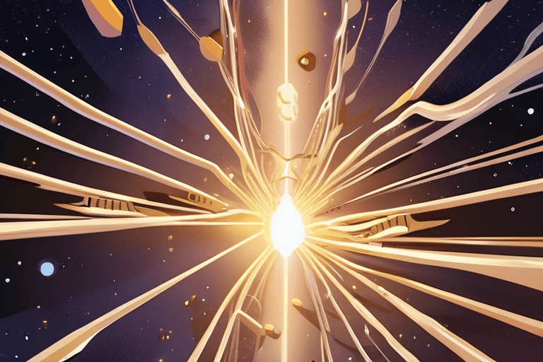 Galaxy Collision Reveals Dark Matter Secrets in "Champagne Cluster