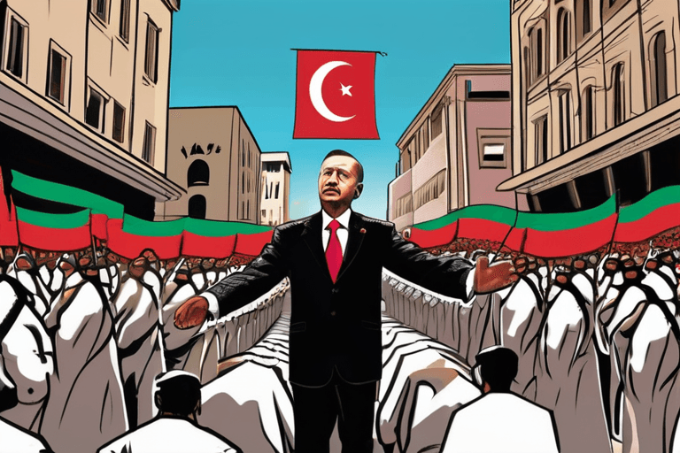 Turkiye Marches for Gaza: Echoes of Erdogan-Linked Protests?