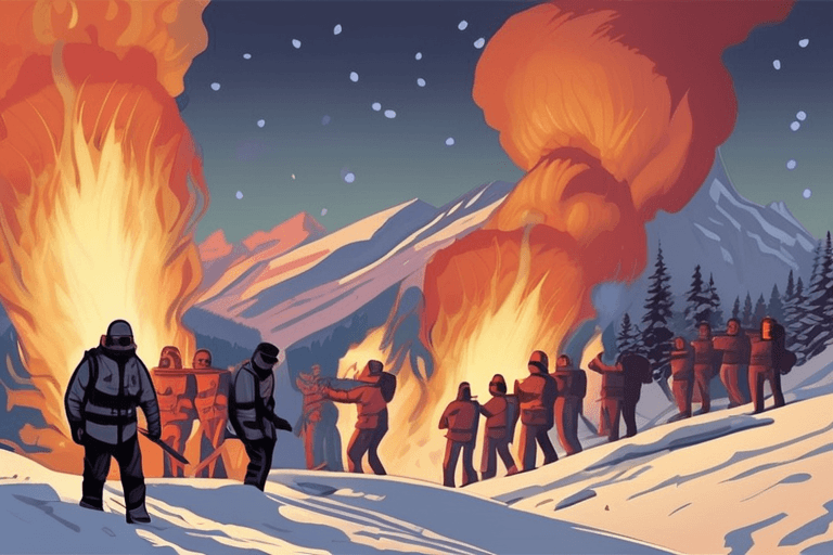 Schweizer Alpen-Inferno: Silvesterparty endet tödlich