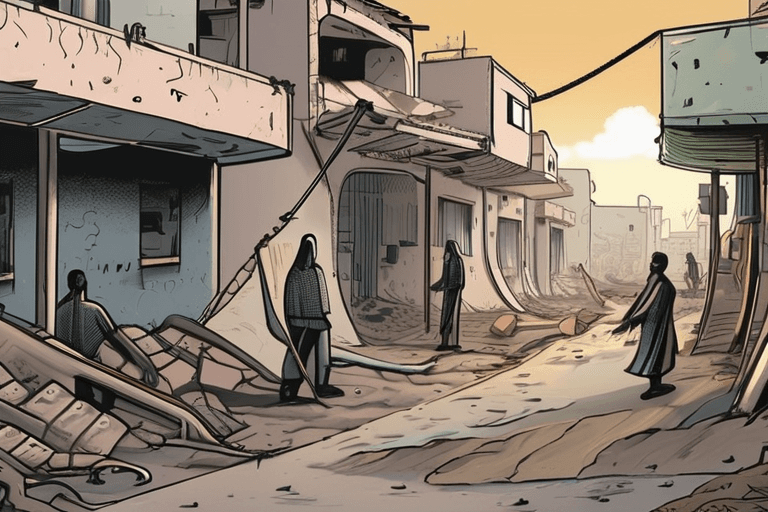 加沙袭击夺走肢体与梦想：人工智能揭示不为人知的故事