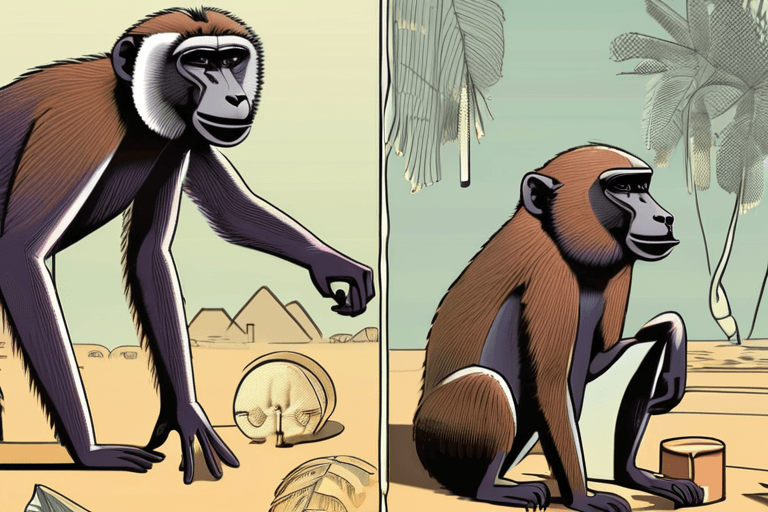 Macacos Babuínos de Moçambique Revelam Segredos da Evolução Humana