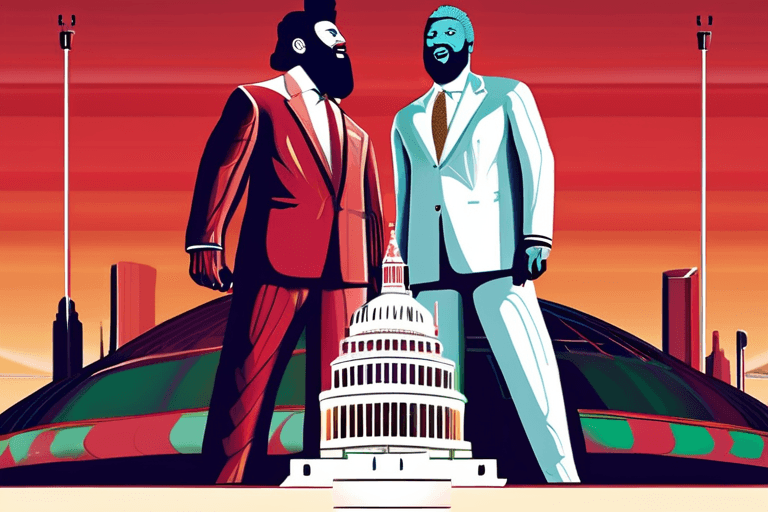 Harden to Cavs?! Trump Statue Looms as Disney Crowns New CEO