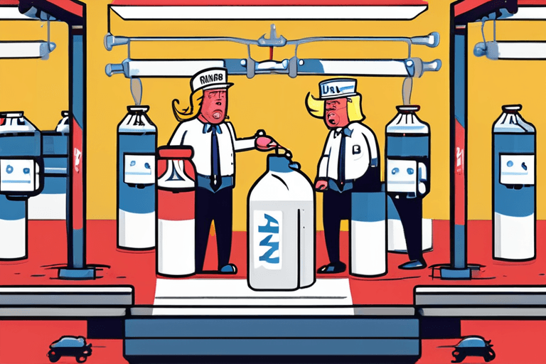 AI与特朗普团队联手在美国推广牛奶！