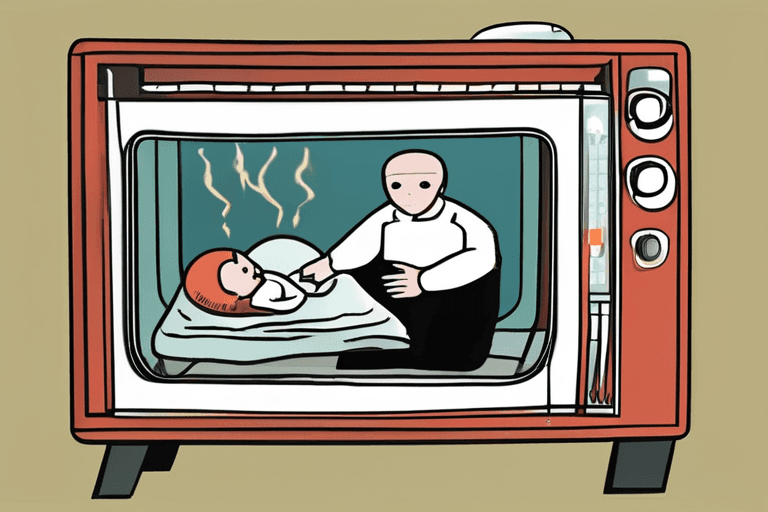 大混乱：火災、銃撃事件、母親の失踪、そしてガザの新生児