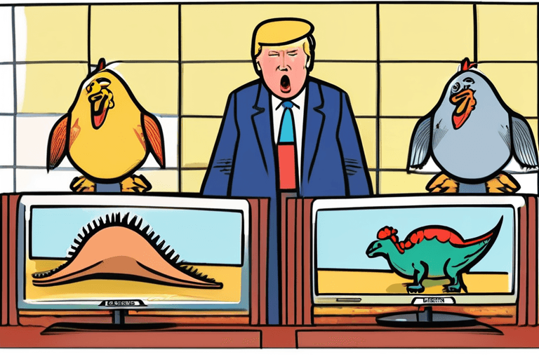 डायनासोर, ट्रम्प, टिकटॉक, और "चिकन बनाना": आगे क्या?!
