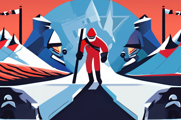 Winter Games Unite, While Conflicts Rage