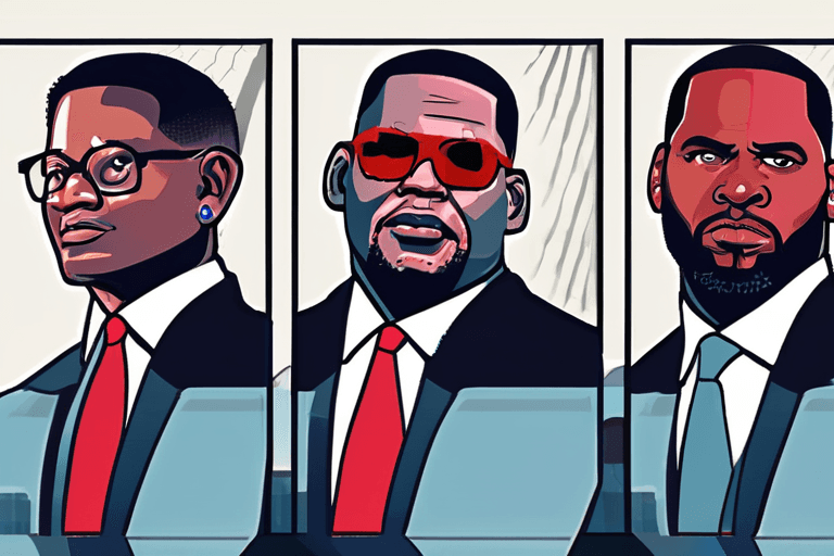 공화당 법원, 민주당 승리에 충격; R. 켈리 피해자, 신원 공개