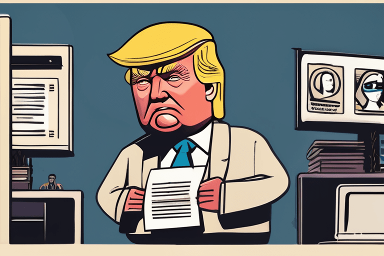 트럼프, 인종차별적 게시물 삭제, 엄마 수색 계속