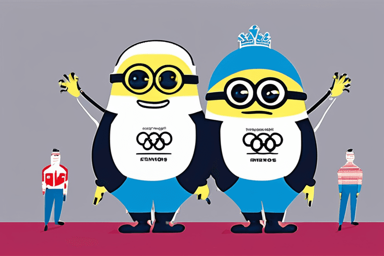 Olympics Open, Figure Skater's Minions Debut!