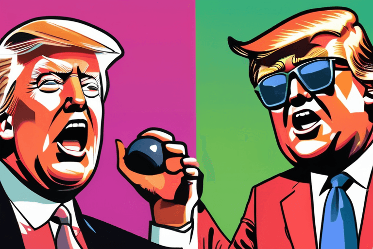 トランプ、人種差別的なミームを削除、薬物関連ウェブサイトを開設