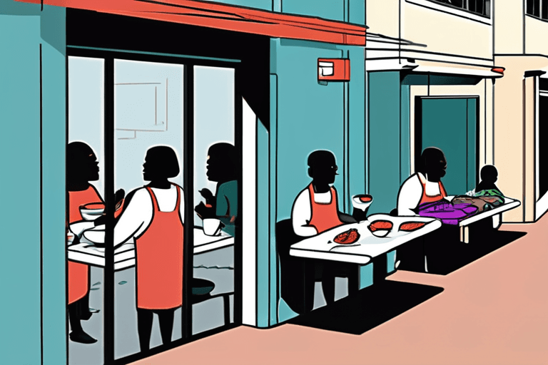 Добровольческая группа доставляет еду; Мужчина выживает с «внешними легкими»