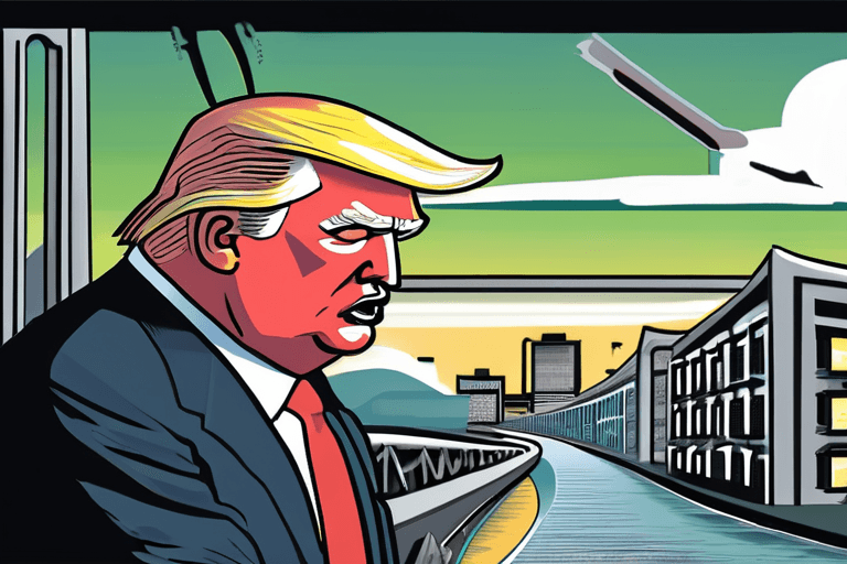 ترامب يهدد بإغلاق جسر، تحذيرات من الأحوال الجوية تظهر