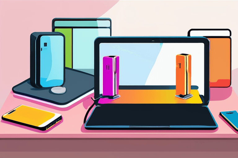 Powerbank leuchtet auf, lädt zwei Laptops!