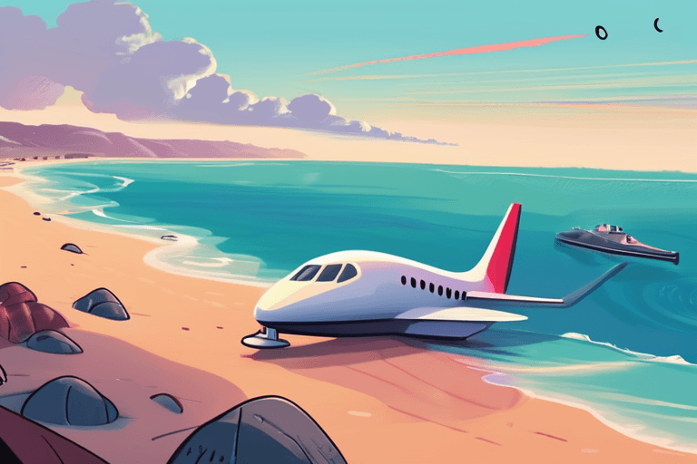 विमान समुद्र में उतरा, सभी 55 जीवित बचे; स्पेसएक्स बूस्टर का परीक्षण