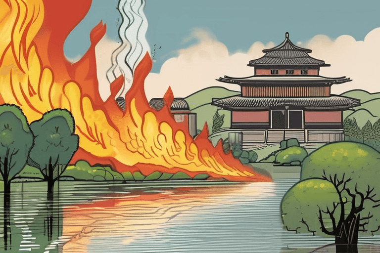 Natur bekämpft Feuer, enthüllt uralte Regenfall-Geheimnisse