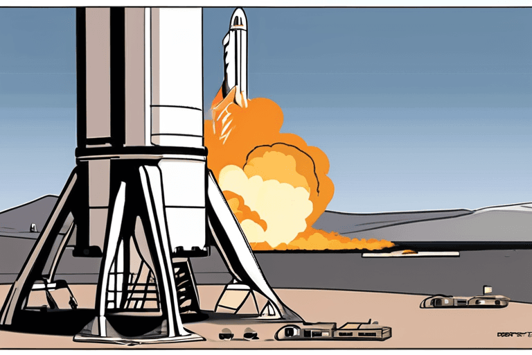 स्पेसएक्स बूस्टर ने परीक्षण में सफलता पाई; बंद होने से हवाई अड्डों को खतरा