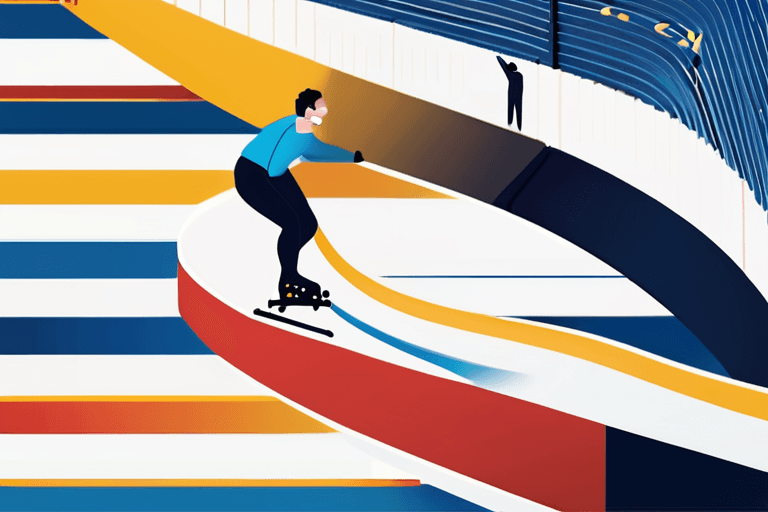 Stolz Skates to Gold, Breaks Olympic Record!