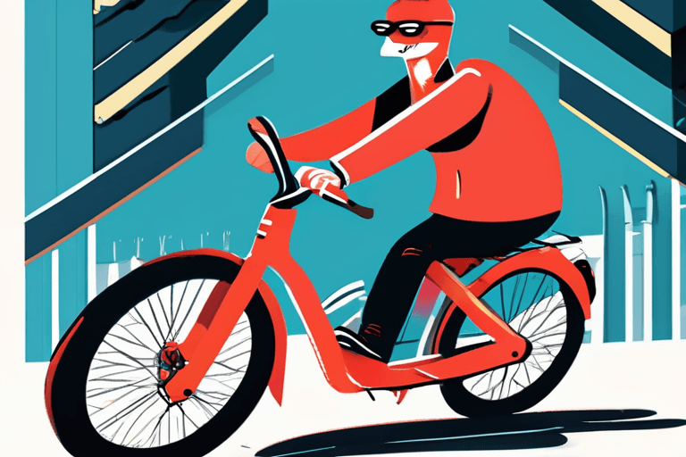 Dog on Bike Steals Show; Opposition Leader Freed