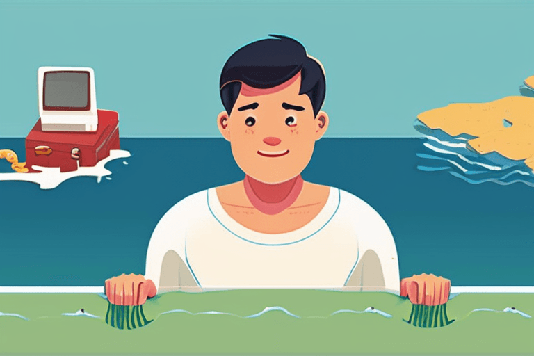 Junge schwimmt stundenlang, rettet Familie in Seenot