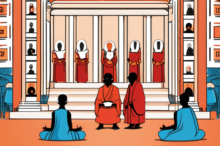 एआई सर्वोच्च न्यायालय को एनिमेट करता है, भिक्षु ध्यान करते हैं, कलाकार फलते-फूलते हैं