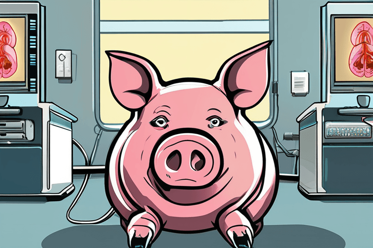 ¡Trasplante de riñón de cerdo, cíborgs y COVID chocan!