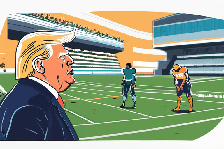 Trump gracie des joueurs de la NFL, sape les règles climatiques