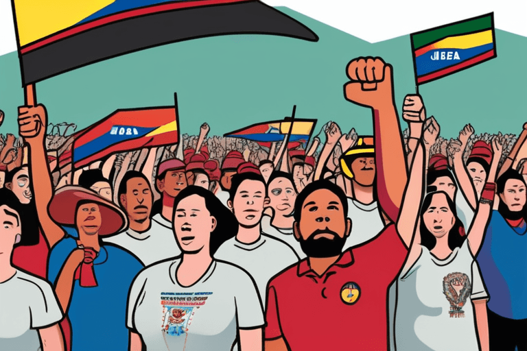 베네수엘라 활동가 시위; 멕시코, 쿠바 지원