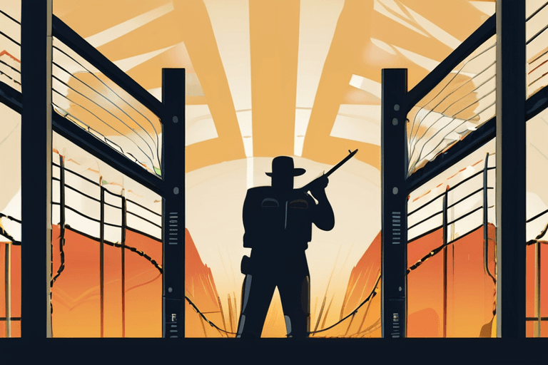 特朗普的无声战争：邻居们面对边境巡逻队