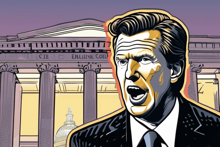 뉴섬, ICE와 싸우며 트럼프 퇴장 주시, 포춘 500 기업 유치에 나서다