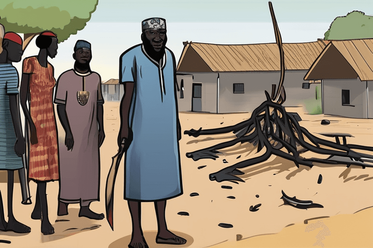 ナイジェリアの村が襲撃、32人以上が死亡