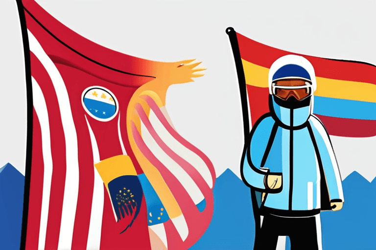 أمريكا الجنوبية تفوز بذهبية تاريخية في الأولمبياد الشتوي!