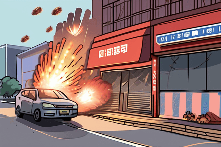 Feuerwerksladen explodiert, acht Tote in China