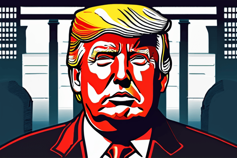 트럼프, 역풍 직면; 경찰, 테러 음모 저지