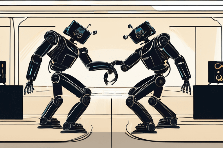 Roboter tanzen, Liebessäule stürzt ein, Spannungen steigen