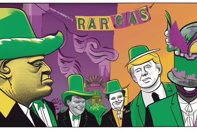 Mardi Gras Greets Green Future; Trump Policies Slammed