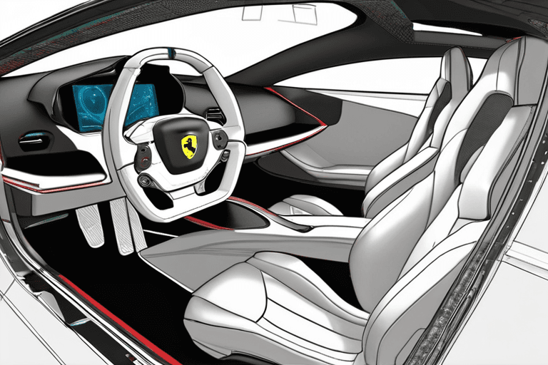 IN ENTWICKLUNG: Ferraris EV-Interieur: Jony Ives Design enthüllt!