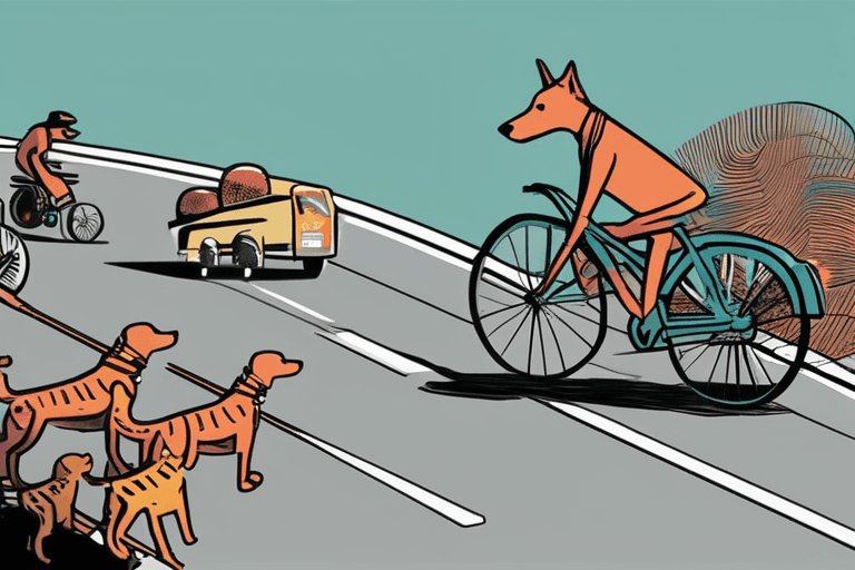 EM DESENVOLVIMENTO: Cidade do México: Cão em Bicicleta Causa Caos no Trânsito!