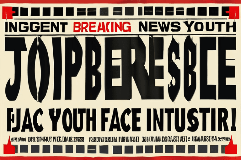 緊急：若年層の失業、暗い未来に直面、苦境が深刻化！