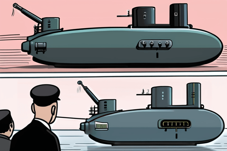 La Corée du Nord expose un nouveau sous-marin nucléaire ; Kim inspecte