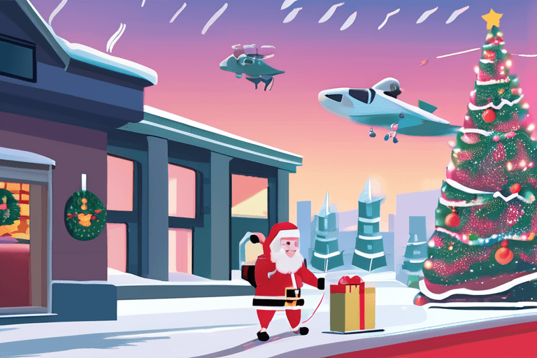 人工智能驱动的圣诞老人追踪器将在今年的圣诞节前夜起飞