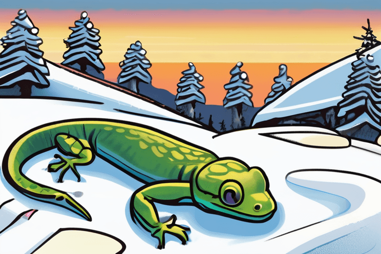 সালামান্ডাররা শীতকালের শৈত্যকে অস্বীকার করে, বরফে ঢাকা মাটিতে বেঁচে থাকে